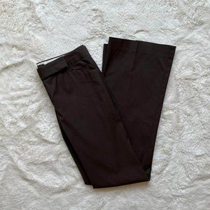 Theory Women's Brown Size 4 Pants EUC